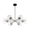 Nuvo Fixture, Chandelier, 6-Light, Incandescent, 60W, 120V, B10, Candelabra, Voltage: 120 60/7136